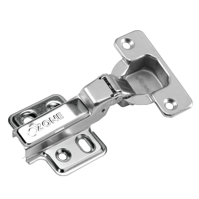 Screw on Auto-Close Concealed Hinge with 4 Holes Mounting Plate