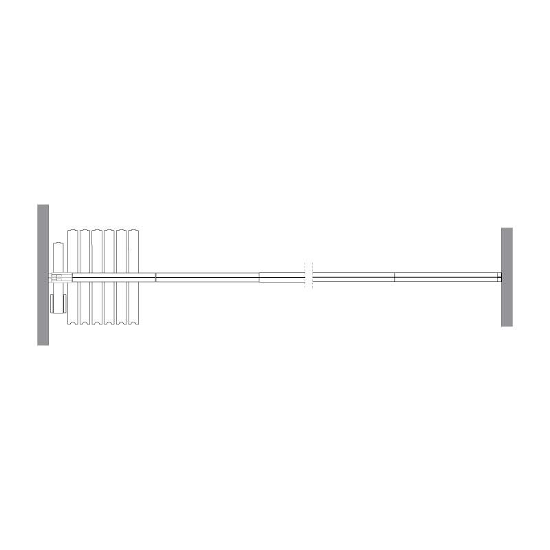 One Point Suspension & perpendicular to track