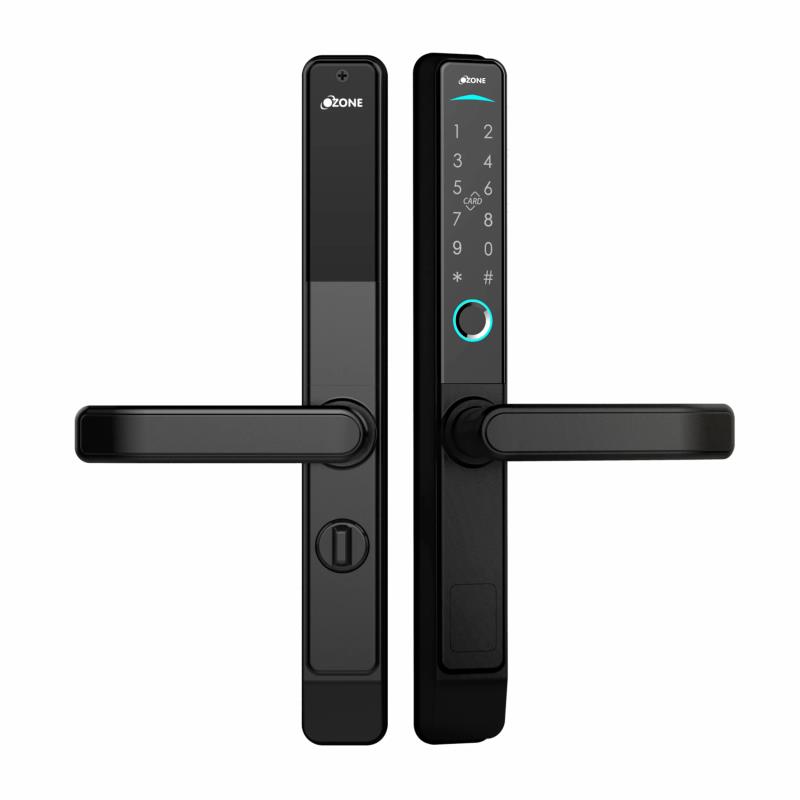 Ozone Narrow Style Wi-Fi Smart Lock with 5-way access for Sliding Doors | Door Thickness: 35-80 mm