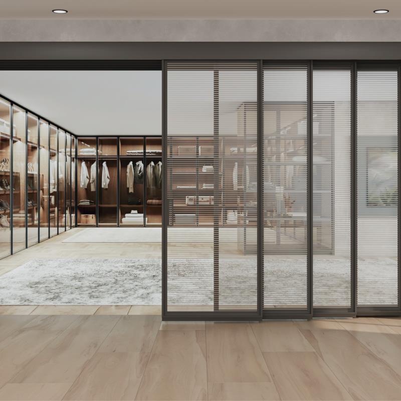 Linea Slim Frame (4507) Telescopic Sliding System (1+4)