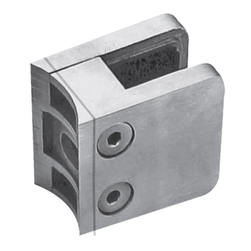 Square Edge Glass Clamp