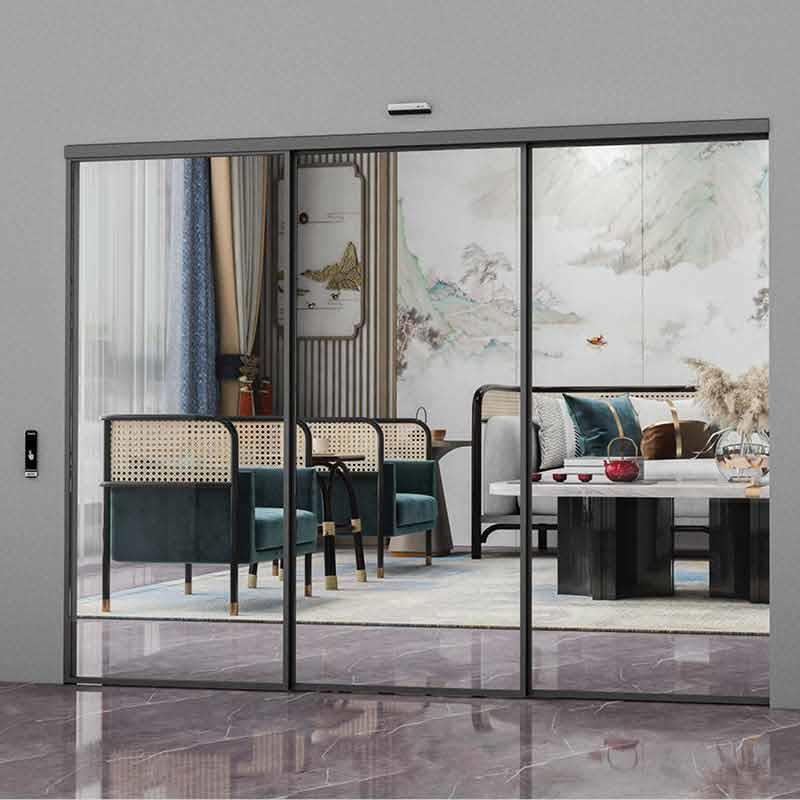 Slim Frame Telescopic Automatic Sliding System (1+2)