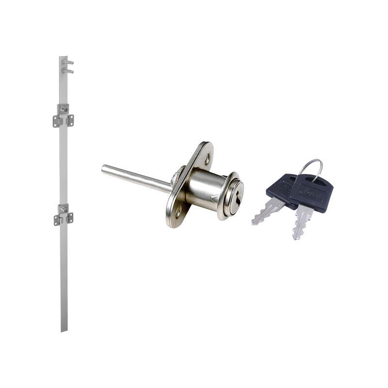 Front Mounted Multi Drawer Lock with Aluminium Bar Length