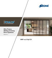 Stealth Slim Frame Sliding & Swing Door Systems  Edition #1.2 MRP