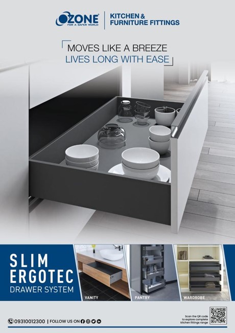 Slim Ergotec Drawer System | Ozone Overseas Pvt. Ltd