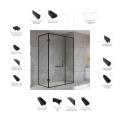 Glass-to-Glass 90° Shower Enclosure
