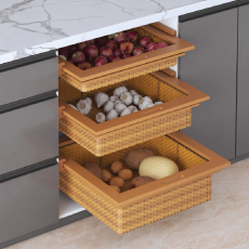 PVC Wicker Basket