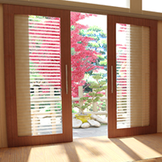 Manual Sliding Door-Wooden/Glass