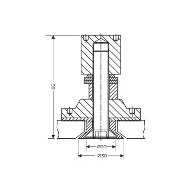 Fixed Bolt (Counter Sunk Head) | Ozone