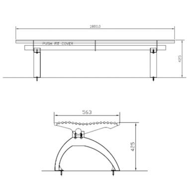Tubular Bench Without Backrest | Ozone