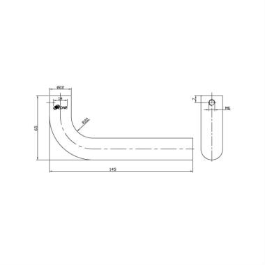 Tubular Mortise Handle | Ozone
