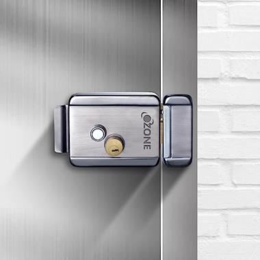 Ozone Electric Rim Lock Smart Lock with 1-way access | Door Thickness: 35-100 mm | Ozone
