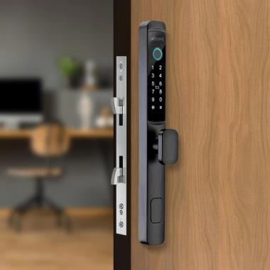 Ozone Narrow Style Wi-Fi Smart Lock with 5-way access for Swing & Sliding Doors | Door Thickness: 35-80 mm | Ozone