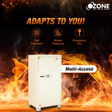 Ozone Fire Warrior- 1700 | Fire-resistant Safe | 417 Litres | Ozone