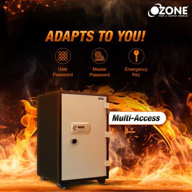 Ozone Fire Warrior- 99 | Fire-resistant Safe | 145 Litres | Ozone
