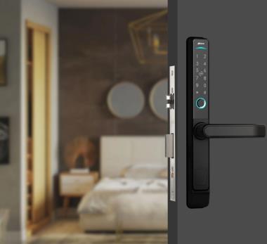Ozone Narrow Style Wi-Fi Smart Lock with 5-way access for Swing Doors | Door Thickness: 35-80 mm | Ozone