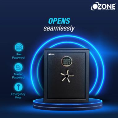 Ozone Fort AB Digi 66 | Anti-burglary Digital Safe | 78 Litres | Ozone