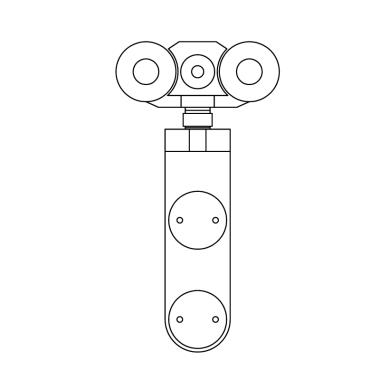 Sliding System Roller for Glass Door | Ozone
