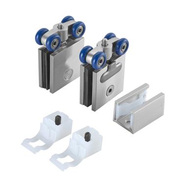 Sliding System Set W|O Track for Single Frameless Door of 60 Kg | Ozone