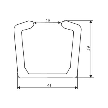 Sliding System Top Track E3 | Ozone
