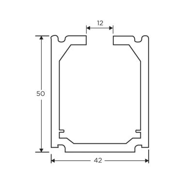 Soft Close Sliding System Top Track E5 | Ozone