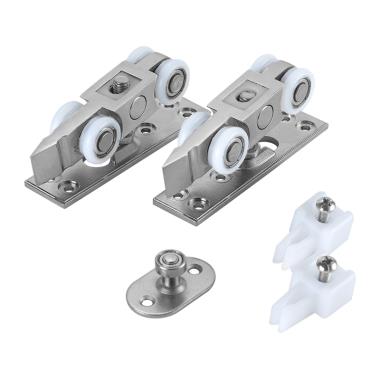 Sliding System Set W|O Track for Single Framed | Wooden Door of 80 Kg | Ozone