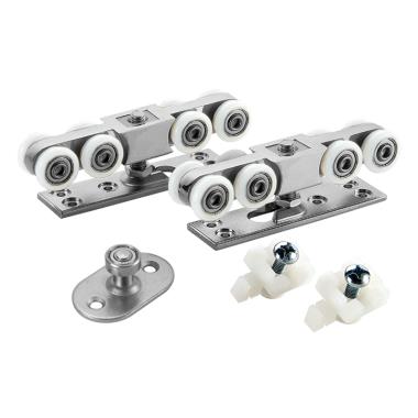 Sliding System Set W|O Track for Single Framed | Wooden Door of 100 Kg | Ozone