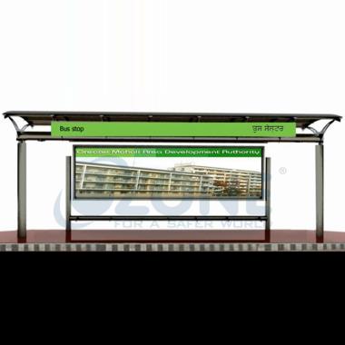 Bus-Q-Shelter with Signage | Ozone