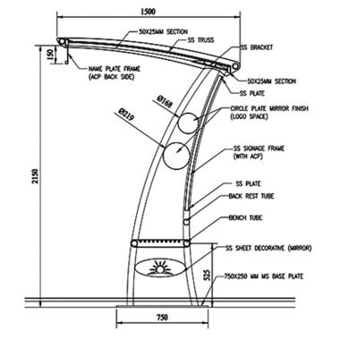 Benches with Overhead Shelter | Ozone