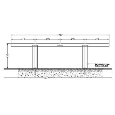 Sheet Metal Bench Without Backrest | Ozone