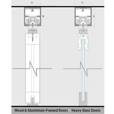 Smart Glide Magnetic Sliding Door System - Ozone India