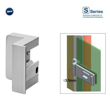 Strike Box for Offset Wall/ Frame to Glass