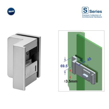 Strike Box for offset Glass to Glass Application