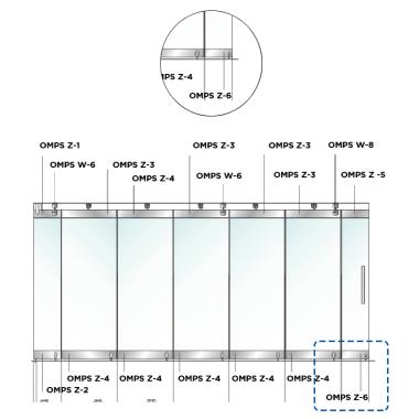Lower end door leaf (1|2door leaf-63mm) | Ozone