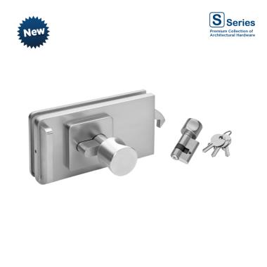 Key to knob for door opening to left