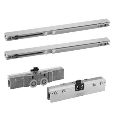 OZSL-F11-Kit STD - Sliding Roller & Dampner (for single panel)
