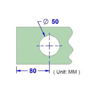 Both Side Key option For Universal door opening