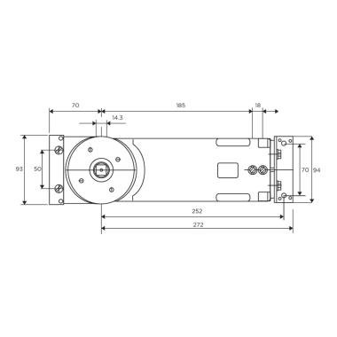 Transom Mounted Door Closer | Ozone