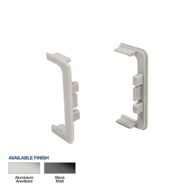 End cap set for  C gola profile