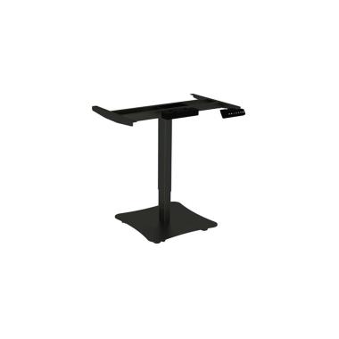Single leg table mechanism with single motor